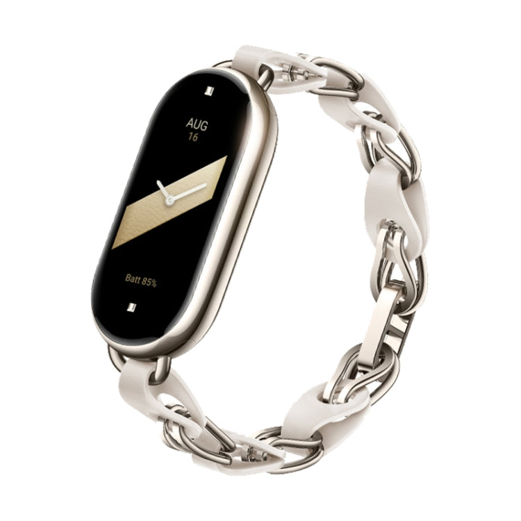 Original pour bracelet en acier inoxydable Xiaomi Mi Band 8 Fashion