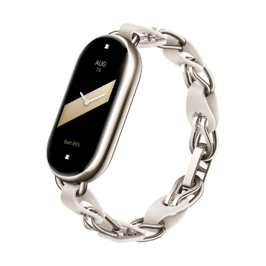 Original pour bracelet en acier inoxydable Xiaomi Mi Band 8 Fashion
