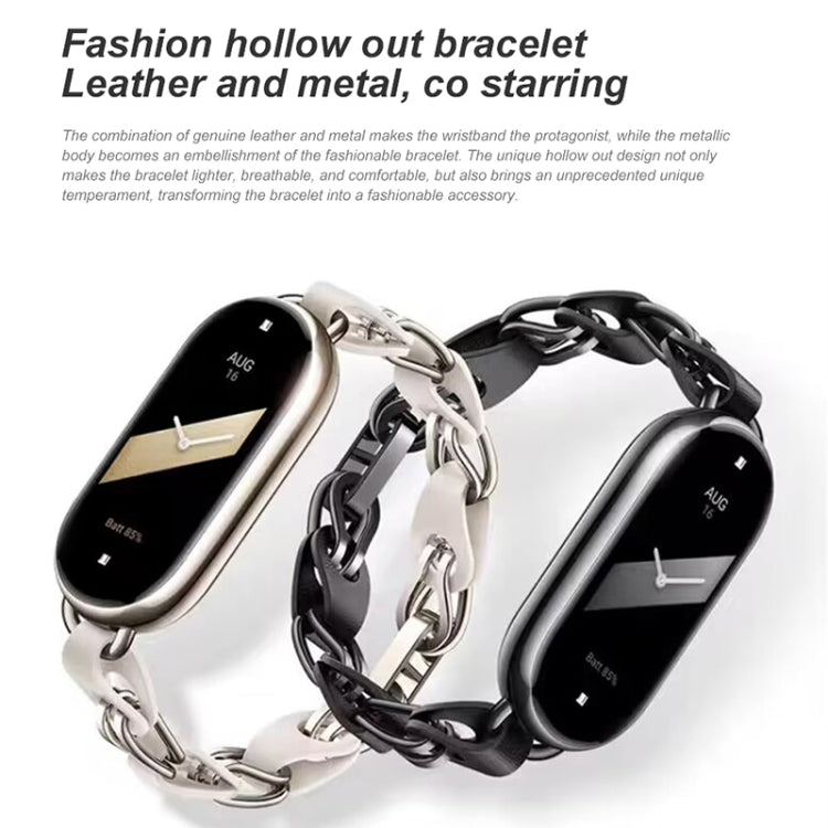 Original pour bracelet en acier inoxydable Xiaomi Mi Band 8 Fashion
