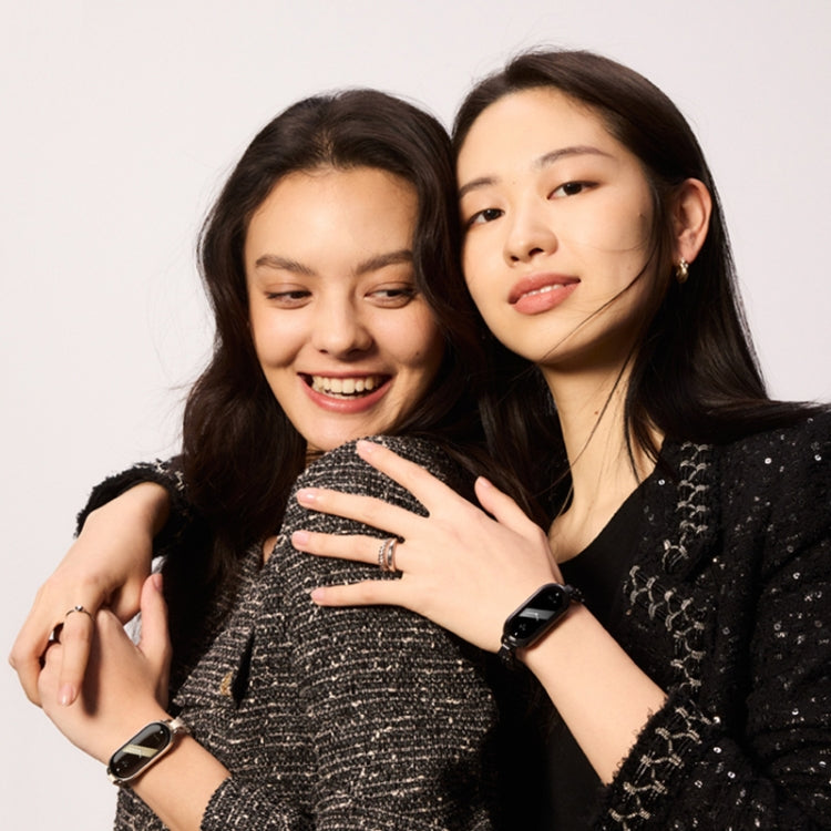 Original pour bracelet en acier inoxydable Xiaomi Mi Band 8 Fashion