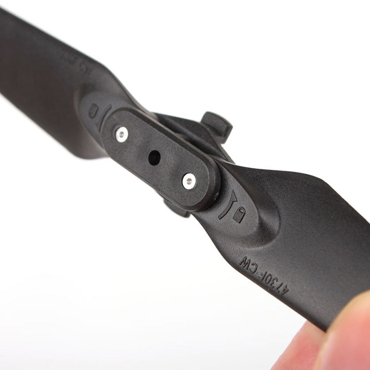 2 paires d'hélices CW/CCW pliables à dégagement rapide 4730F pour DJI Spark