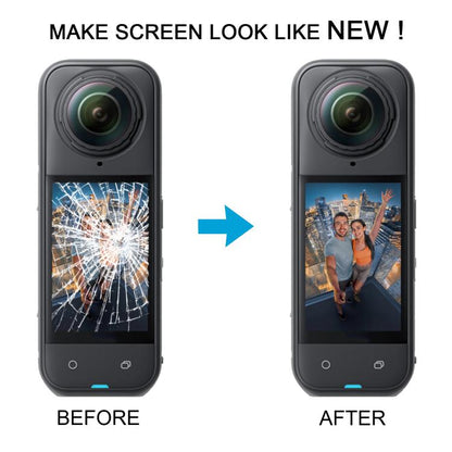For Insta360 One X5 Original Rear Main LCD Screen Digitizer Full Assembly with Frame