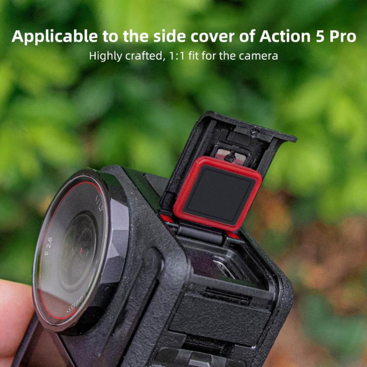 Cache latéral du port de données pour DJI Osmo Action 5 Pro, For DJI Osmo Action 5 Pro Data Port
