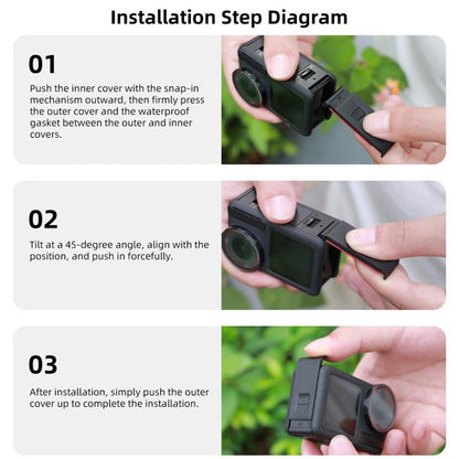 Cache latéral de batterie pour DJI Osmo Action 5 Pro, For DJI Osmo Action 5 Pro