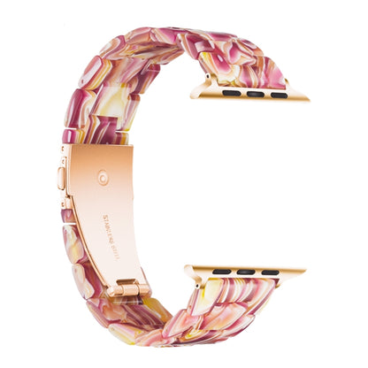 Bracelet de montre en résine de mode simple pour, For Apple Watch Series 4 40mm & Series 3 & 2 & 1 38mm, For Apple Watch Series 4 44mm & Series 3 & 2 & 1 42mm