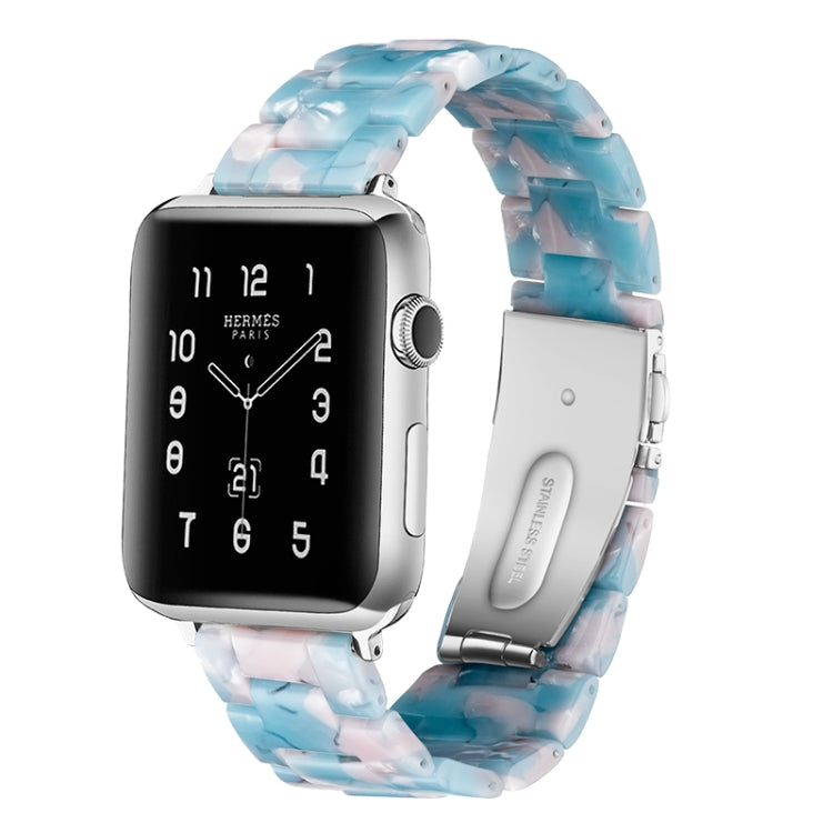 Bracelet de montre en résine de mode simple pour, For Apple Watch Series 4 40mm & Series 3 & 2 & 1 38mm, For Apple Watch Series 4 44mm & Series 3 & 2 & 1 42mm