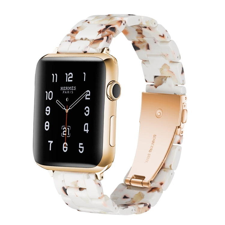 Bracelet de montre en résine de mode simple pour, For Apple Watch Series 4 40mm & Series 3 & 2 & 1 38mm, For Apple Watch Series 4 44mm & Series 3 & 2 & 1 42mm