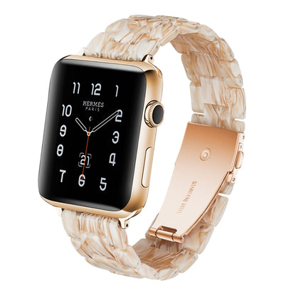 Bracelet de montre en résine de mode simple pour, For Apple Watch Series 4 40mm & Series 3 & 2 & 1 38mm, For Apple Watch Series 4 44mm & Series 3 & 2 & 1 42mm