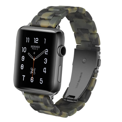 Bracelet de montre en résine de mode simple pour, For Apple Watch Series 4 40mm & Series 3 & 2 & 1 38mm, For Apple Watch Series 4 44mm & Series 3 & 2 & 1 42mm
