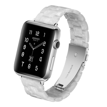 Bracelet de montre en résine de mode simple pour, For Apple Watch Series 4 40mm & Series 3 & 2 & 1 38mm, For Apple Watch Series 4 44mm & Series 3 & 2 & 1 42mm