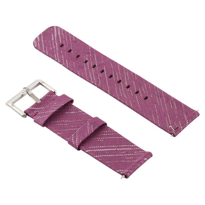 Dragonne en toile de mode simple pour Fitbit Versa