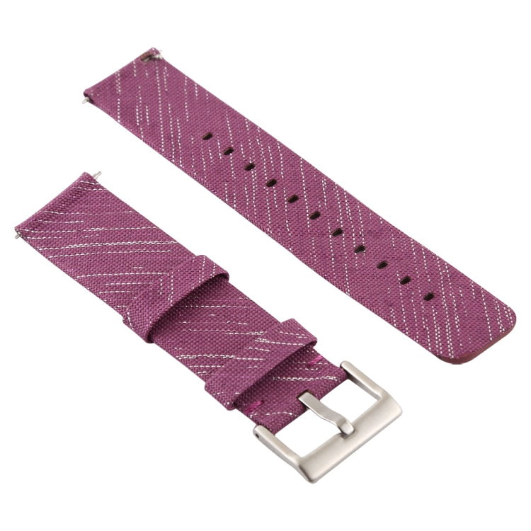 Dragonne en toile de mode simple pour Fitbit Versa