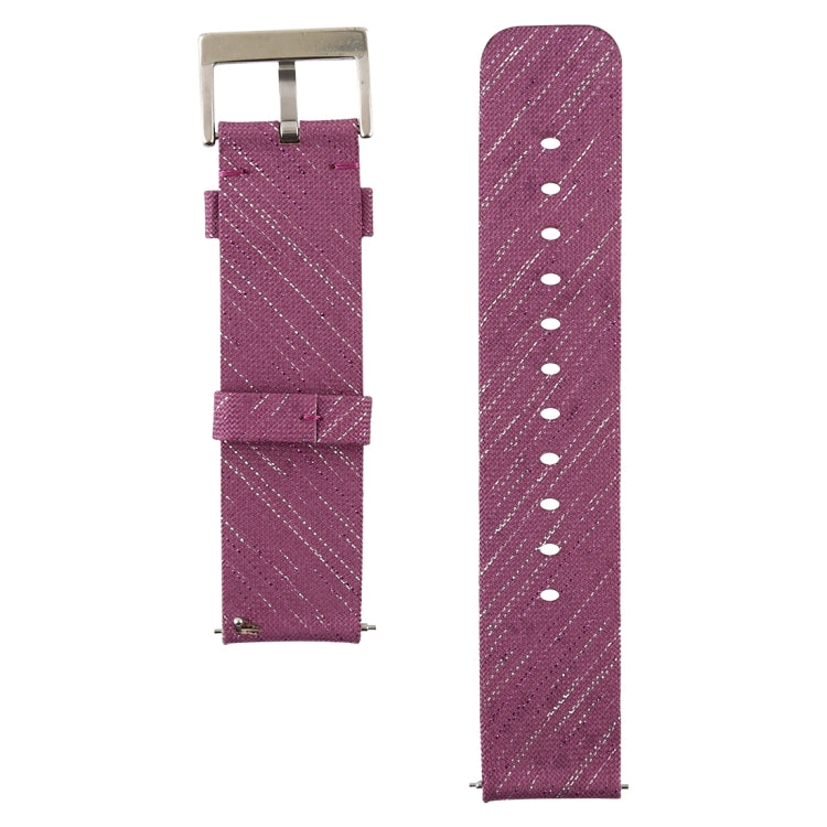 Dragonne en toile de mode simple pour Fitbit Versa