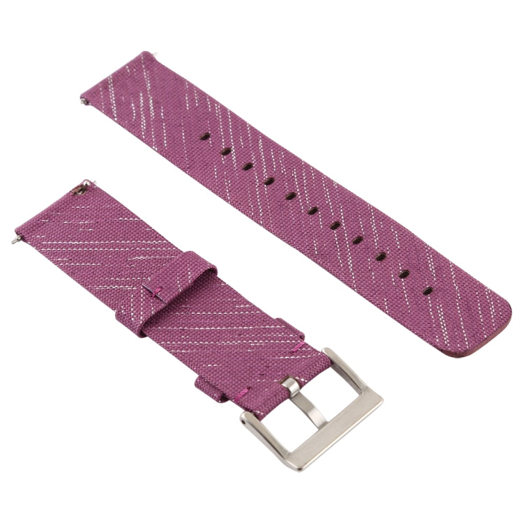 Dragonne en toile de mode simple pour Fitbit Versa