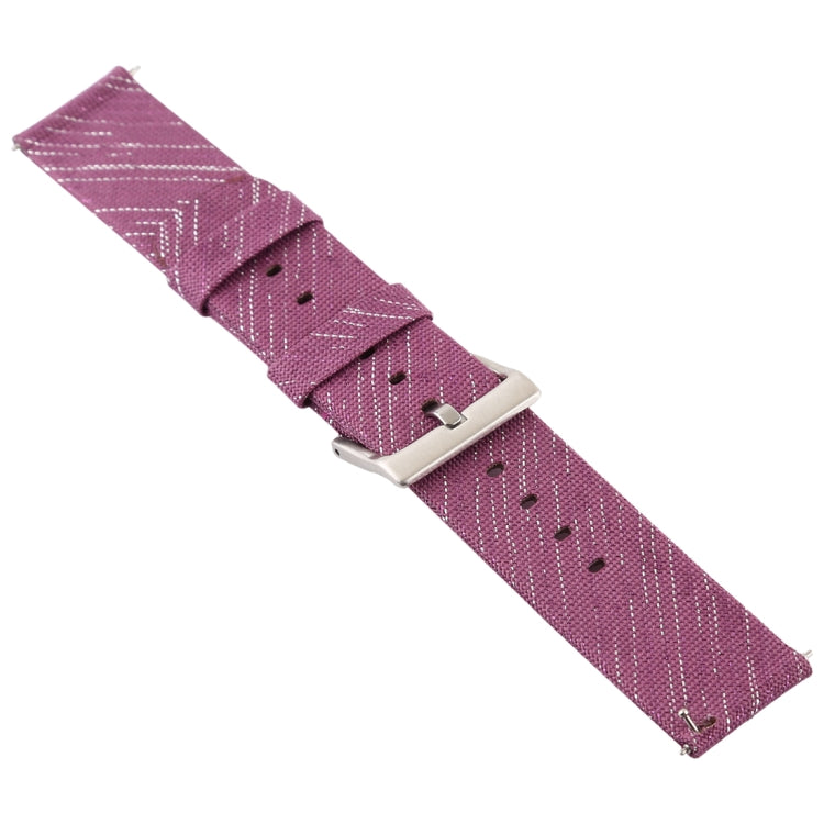 Dragonne en toile de mode simple pour Fitbit Versa