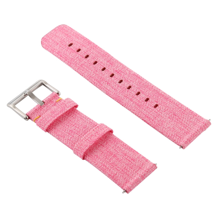 Dragonne en toile de mode simple pour Fitbit Versa