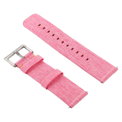 Dragonne en toile de mode simple pour Fitbit Versa