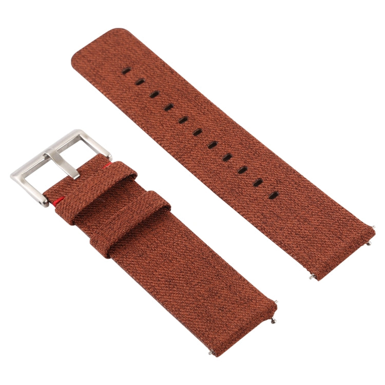 Dragonne en toile de mode simple pour Fitbit Versa
