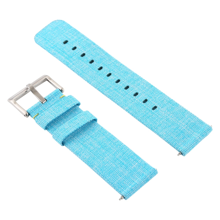 Dragonne en toile de mode simple pour Fitbit Versa