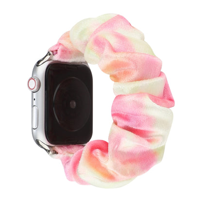Bracelet de rechange pour anneau de cheveux en flanelle, For Apple Watch Ultra 49mm / Series 8&7 45mm / SE 2&6&SE&5&4 44mm / 3&2&1 42mm, For Apple Watch Series 7 45mm / 6 & SE & 5 & 4 44mm / 3 & 2 & 1 42mm                                               ...