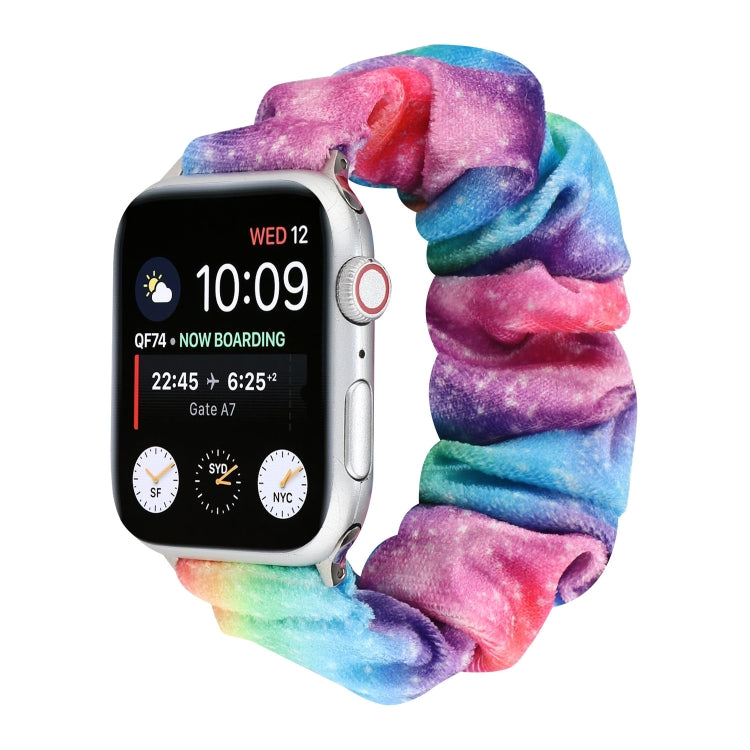 Bracelet de rechange pour anneau de cheveux en flanelle, For Apple Watch Ultra 49mm / Series 8&7 45mm / SE 2&6&SE&5&4 44mm / 3&2&1 42mm, For Apple Watch Series 7 45mm / 6 & SE & 5 & 4 44mm / 3 & 2 & 1 42mm                                               ...
