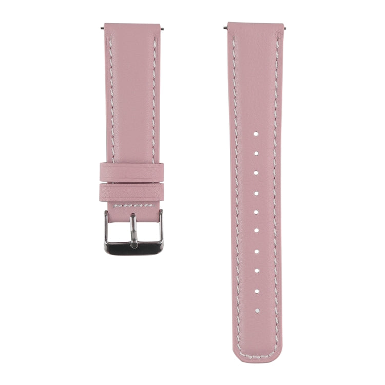 Bracelet de montre de remplacement en cuir véritable à queue ronde, For Samsung Galaxy Watch 3 41mm, For Samsung Galaxy Watch 3 45mm, For Samsung Galaxy Watch 42mm, For Samsung Galaxy Watch 46mm