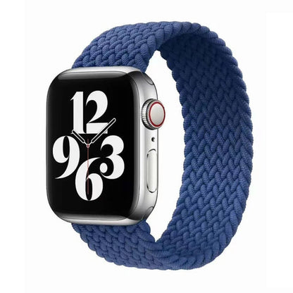 Bracelet de montre tissé en nylon à un tour pour Apple Watch Series 6 & SE & 5 & 4 40mm / 3 & 2 & 1 38mm, S, M, L