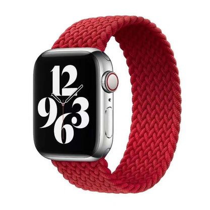 Bracelet de montre tissé en nylon à un tour pour Apple Watch Series 6 & SE & 5 & 4 44mm / 3 & 2 & 1 42mm, S, M, L
