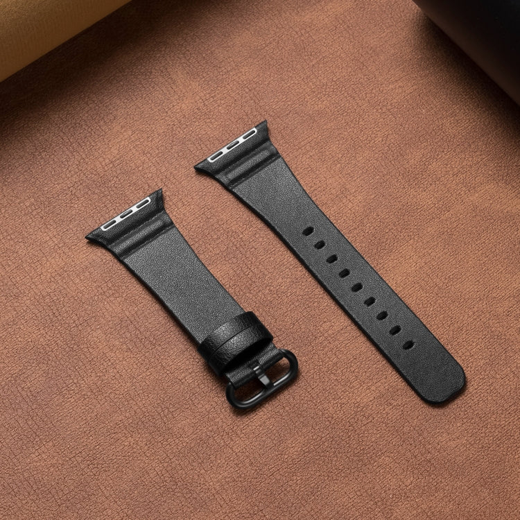Bracelets de montre en cuir véritable de remplacement, For Apple Watch Series 7 45mm / 6 & SE & 5 & 4 44mm / 3 & 2 & 1 42mm, For Apple Watch Series 7 41mm / 6 & SE & 5 & 4 40mm / 3 & 2 & 1 38mm