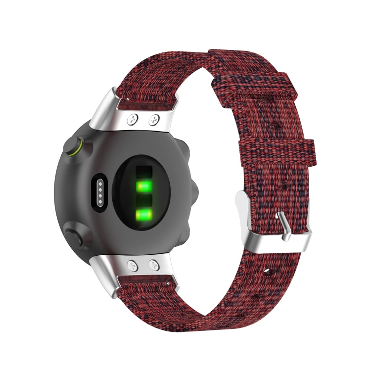 Pour Garmin Forerunner 45 / 45S / Swim 2 Bracelet de remplacement universel en toile de nylon Bracelet de montre, For Garmin Forerunner 45 / 45S