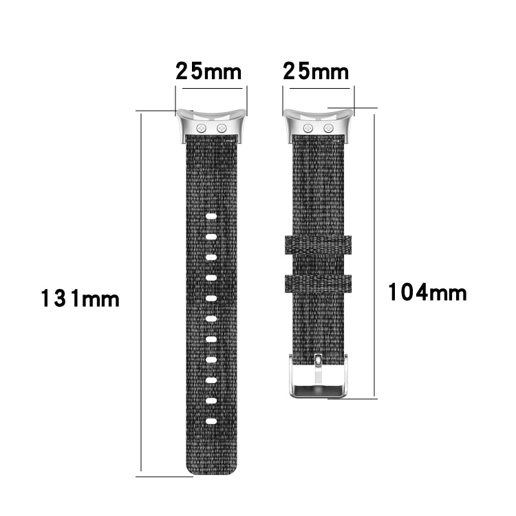 Pour Garmin Forerunner 45 / 45S / Swim 2 Bracelet de remplacement universel en toile de nylon Bracelet de montre, For Garmin Forerunner 45 / 45S