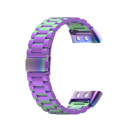 Pour Garmin Forerunner 45/45S/Swim 2 universel trois perles en acier inoxydable bracelet de remplacement bracelet de montre, For Garmin Forerunner 45 / 45S