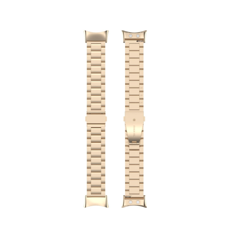 Pour Garmin Forerunner 45/45S/Swim 2 universel trois perles en acier inoxydable bracelet de remplacement bracelet de montre, For Garmin Forerunner 45 / 45S