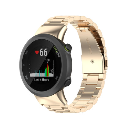 Pour Garmin Forerunner 45/45S/Swim 2 universel trois perles en acier inoxydable bracelet de remplacement bracelet de montre, For Garmin Forerunner 45 / 45S