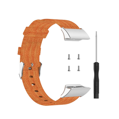Bracelet de montre de remplacement universel en toile de nylon, For Garmin Forerunner 35 / 30