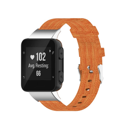 Bracelet de montre de remplacement universel en toile de nylon, For Garmin Forerunner 35 / 30