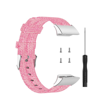 Bracelet de montre de remplacement universel en toile de nylon, For Garmin Forerunner 35 / 30