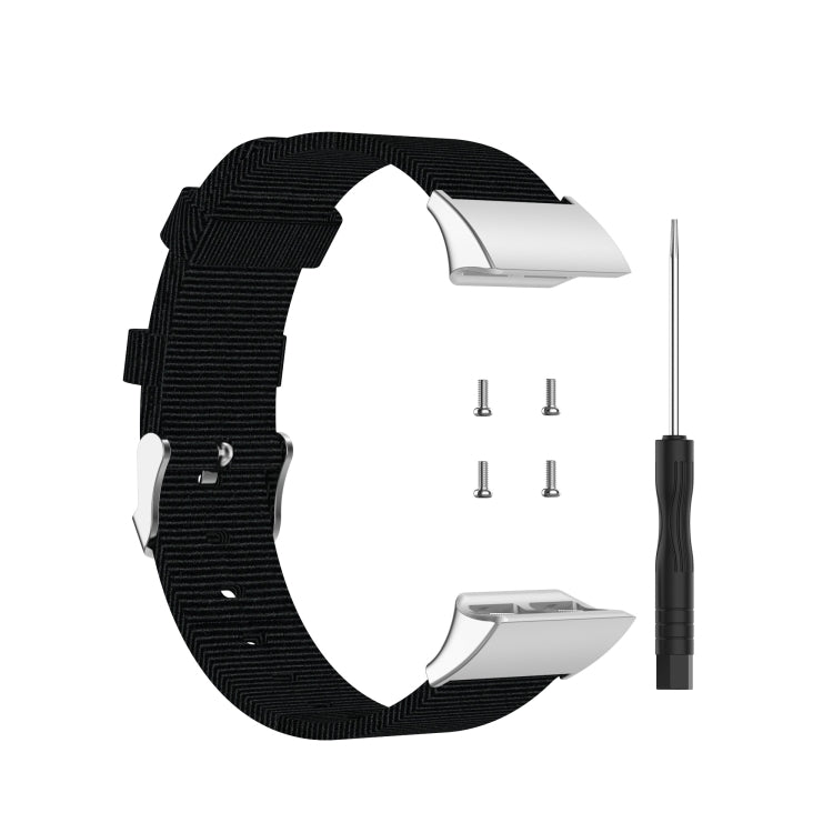 Bracelet de montre de remplacement universel en toile de nylon, For Garmin Forerunner 35 / 30
