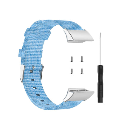 Bracelet de montre de remplacement universel en toile de nylon, For Garmin Forerunner 35 / 30