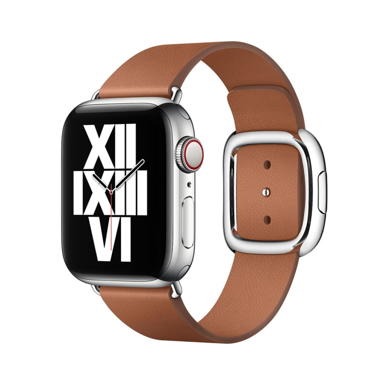 Bracelet de montre en cuir de style moderne pour Apple Watch Series 6 & SE & 5 & 4 40mm / 3 & 2 & 1 38mm, For Apple Watch 42mm / 41mm / 40mm / 38mm
