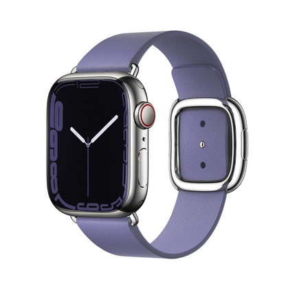 Bracelet de montre en cuir de style moderne pour Apple Watch Series 6 & SE & 5 & 4 40mm / 3 & 2 & 1 38mm, For Apple Watch 42mm / 41mm / 40mm / 38mm