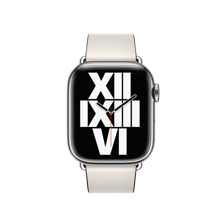 Bracelet de montre en cuir de style moderne pour Apple Watch Series 6 & SE & 5 & 4 40mm / 3 & 2 & 1 38mm, For Apple Watch 42mm / 41mm / 40mm / 38mm