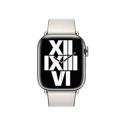 Bracelet de montre en cuir de style moderne pour Apple Watch Series 6 & SE & 5 & 4 40mm / 3 & 2 & 1 38mm, For Apple Watch 42mm / 41mm / 40mm / 38mm