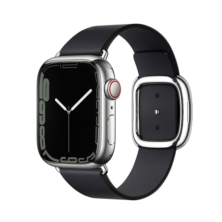 Bracelet de montre en cuir de style moderne pour Apple Watch Series 6 & SE & 5 & 4 40mm / 3 & 2 & 1 38mm, For Apple Watch 42mm / 41mm / 40mm / 38mm