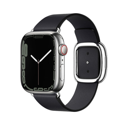 Bracelet de montre en cuir de style moderne pour Apple Watch Series 6 & SE & 5 & 4 40mm / 3 & 2 & 1 38mm, For Apple Watch 42mm / 41mm / 40mm / 38mm