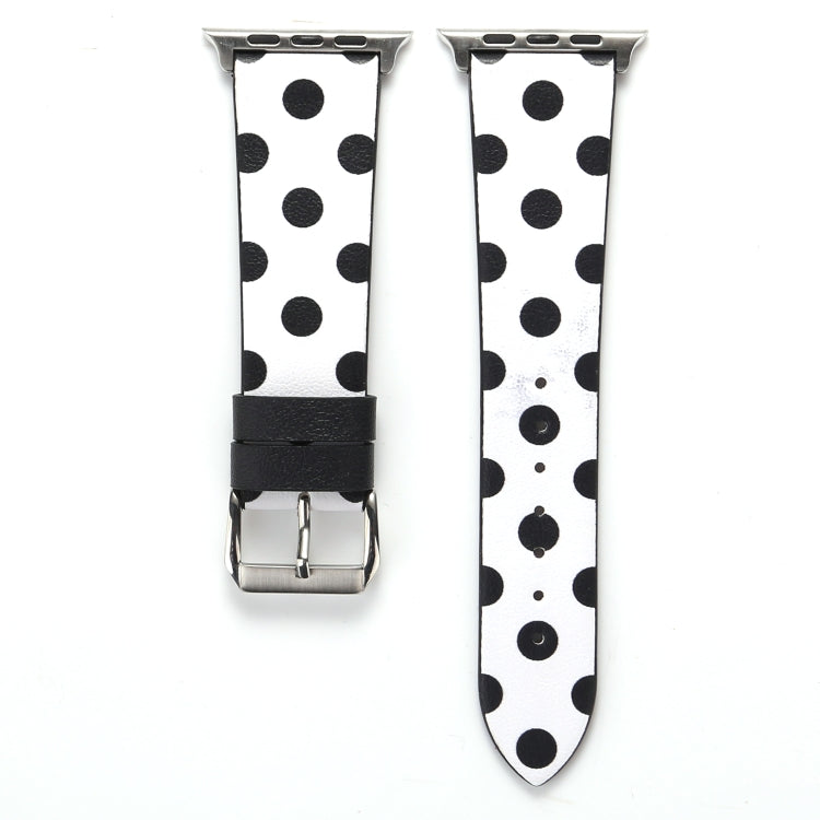 Bracelet de montre Fashion Dot Series pour Apple Watch Series 6 & SE & 5 & 4 40mm / 3 & 2 & 1 38mm, For Apple Watch Series 8&7 41mm / SE 2&6&SE&5&4 40mm / 3&2&1 38mm, For Apple Watch Series 7 41mm / 6 & SE & 5 & 4 40mm / 3 & 2 & 1 38mm