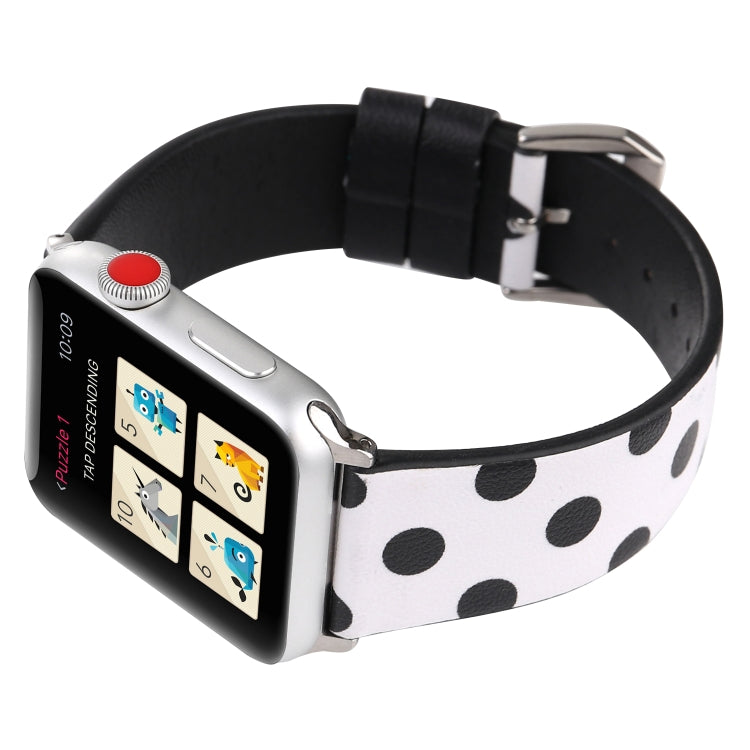 Bracelet de montre Fashion Dot Series pour Apple Watch Series 6 & SE & 5 & 4 40mm / 3 & 2 & 1 38mm, For Apple Watch Series 8&7 41mm / SE 2&6&SE&5&4 40mm / 3&2&1 38mm, For Apple Watch Series 7 41mm / 6 & SE & 5 & 4 40mm / 3 & 2 & 1 38mm
