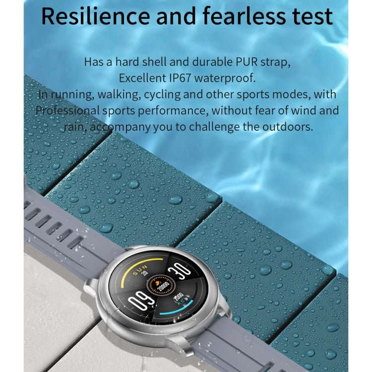 CF22 1,3 pouces IPS écran couleur IP67 montre intelligente étanche, prend en charge le moniteur de sommeil/moniteur de fréquence cardiaque/moniteur de pression artérielle