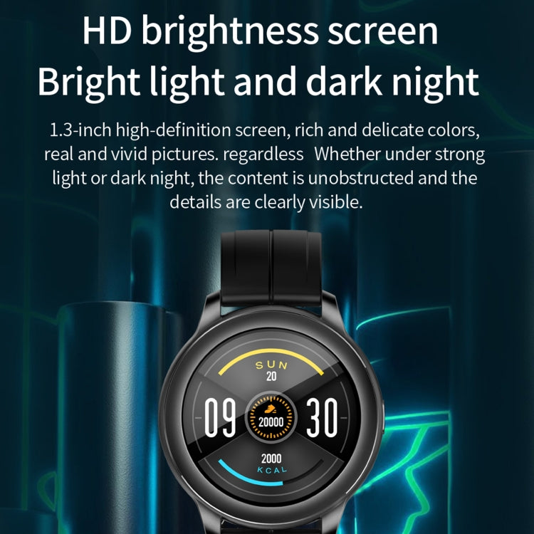 CF22 1,3 pouces IPS écran couleur IP67 montre intelligente étanche, prend en charge le moniteur de sommeil/moniteur de fréquence cardiaque/moniteur de pression artérielle