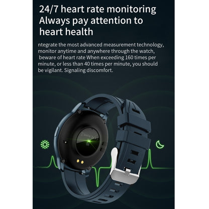 CF22 1,3 pouces IPS écran couleur IP67 montre intelligente étanche, prend en charge le moniteur de sommeil/moniteur de fréquence cardiaque/moniteur de pression artérielle
